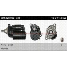 22-322-028-092 TRISCAN Стартер