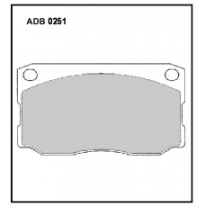 ADB0251 Allied Nippon Тормозные колодки