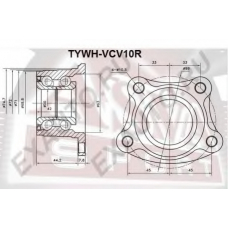 TYWH-VCV10R ASVA Ступица колеса