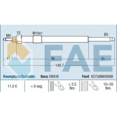 74183 FAE Свеча накаливания