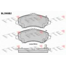 BL2068B2 FTE Комплект тормозных колодок, дисковый тормоз