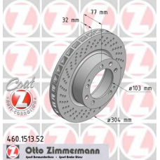 460.1513.52 ZIMMERMANN Тормозной диск