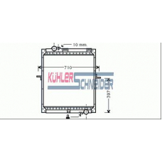 0422901 KUHLER SCHNEIDER Радиатор, охлаждение двигател