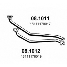 08.1011 ASSO Труба выхлопного газа