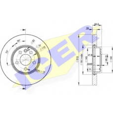 78BD1530-2 ICER Тормозной диск