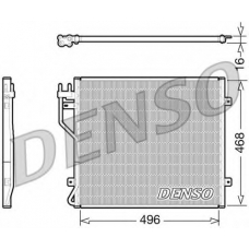 DCN06010 DENSO Конденсатор, кондиционер