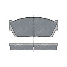 SP 120 PR SCT Комплект тормозных колодок, дисковый тормоз