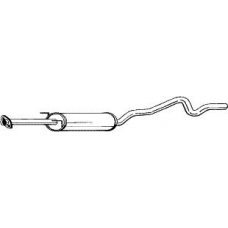 283-319 BOSAL Средний глушитель выхлопных газов