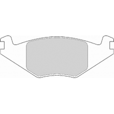 FD4150A NECTO Комплект тормозных колодок, дисковый тормоз