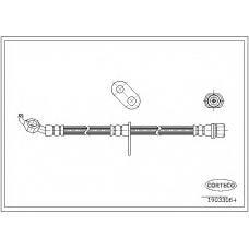 19033064 CORTECO Тормозной шланг