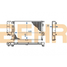 2108346 BEHR Radiator