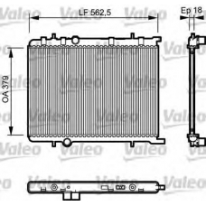 735090 VALEO Радиатор, охлаждение двигателя