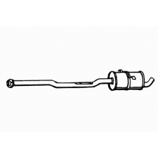 612166 FONOS Средний глушитель выхлопных газов