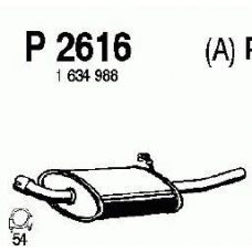 P2616 FENNO Глушитель выхлопных газов конечный