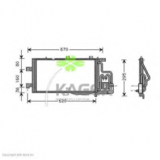 94-5266 KAGER Конденсатор, кондиционер