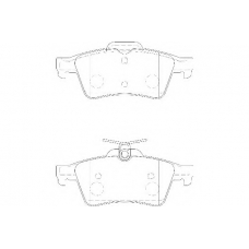 WBP24137A WAGNER LOCKHEED Комплект тормозных колодок, дисковый тормоз