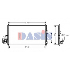 072390N AKS DASIS Конденсатор, кондиционер