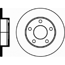 MDC1123 MINTEX Тормозной диск