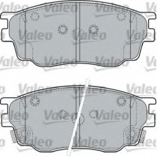 598647 VALEO Комплект тормозных колодок, дисковый тормоз