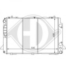 8101131 DIEDERICHS Радиатор, охлаждение двигателя