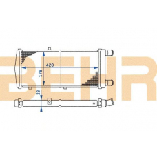 2110267 BEHR Radiator