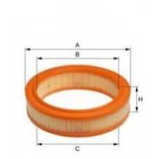 XA409 UNIFLUX FILTERS Воздушный фильтр