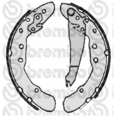 S 85 514 BREMBO Комплект тормозных колодок