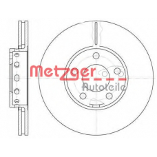 6328.10 METZGER Тормозной диск