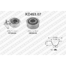 KD453.07 SNR Комплект ремня грм