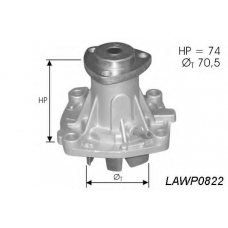 LAWP0822 TRW Водяной насос