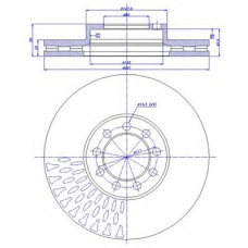 142.1462 CAR Тормозной диск