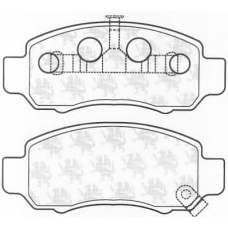 BP1146 QH Benelux Комплект тормозных колодок, дисковый тормоз