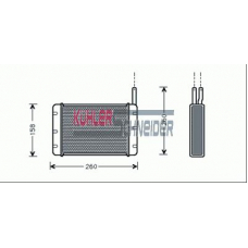 3690501 KUHLER SCHNEIDER Теплообменник, отопление салона