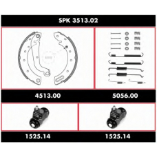 SPK 3513.02 ROADHOUSE Комплект тормозов, барабанный тормозной механизм