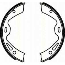 8100 20004 TRISCAN Комплект тормозных колодок, стояночная тормозная с