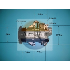 14-0046P AUTO AIR GLOUCESTER Компрессор, кондиционер