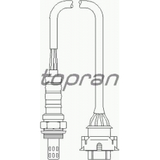 206 193 TOPRAN Лямбда-зонд