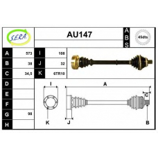 AU147 SERA Приводной вал