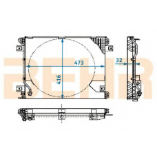 7004031 BEHR Condenser