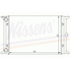 65040 NISSENS Охладитель, охлаждение двигателя