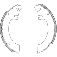 4012.00 REMSA Комплект тормозных колодок