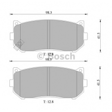 0 986 505 661 BOSCH Комплект тормозных колодок, дисковый тормоз