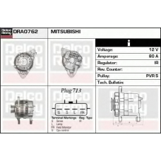 DRA0762 DELCO REMY Генератор
