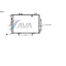 MS2203 GERI Радиатор, охлаждение двигател