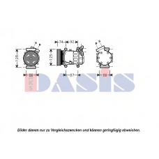851609N AKS DASIS Компрессор, кондиционер