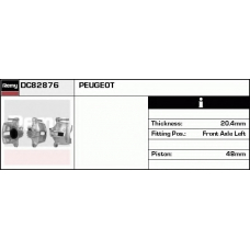 DC82876 DELCO REMY Тормозной суппорт