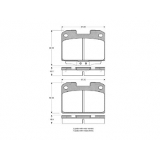 363702160758 MAGNETI MARELLI Колодки тормозные