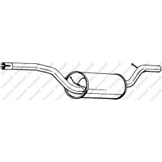 154-513 BOSAL Средний глушитель выхлопных газов