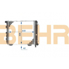 2108444 BEHR Radiator