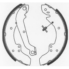 BS613 QUINTON HAZELL Комплект тормозных колодок